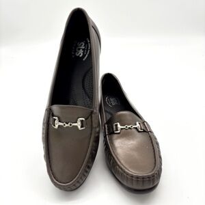 SAS Womens Metro Tripad Comfort Foot Bed Horsebit Loafer in Bronze